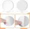 25 Pcs Small Round Mirror 8 Inch Mirror Tiles for Crafts Adhesive Mirror Tiles Mosaic Mirror Tiles Round Decorative Glass Mirror for Home Wall DIY Crafts(3 Inch in Diameter)